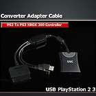ps2 to ps3 xbox 360 controller converter adapter cable returns