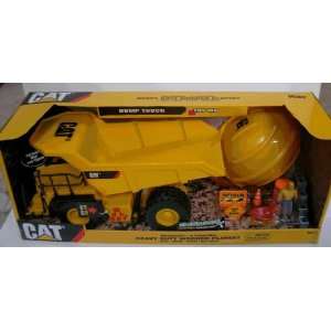    Catepillar Heavy Duty Worker Dump Truck Playset: Toys & Games