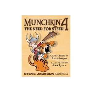    Munchkin 4 The Need For Steed Munchkin Expansion Card Toys & Games