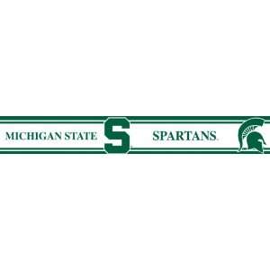    Michigan State Spartans Licensed Wallpaper Border