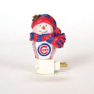 Chicago Cubs Snowman 5 Night Light: Sports & Outdoors