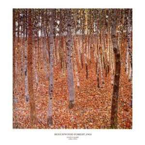 Forest of Beeches, c.1903 Poster by Gustav Klimt (11.25 x 12.00 