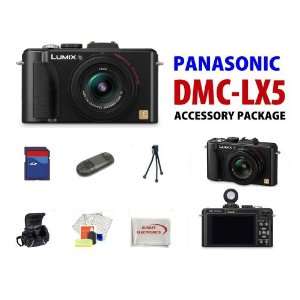  Panasonic Lumix DMC LX5 10.1 MP Digital Camera + Essential 