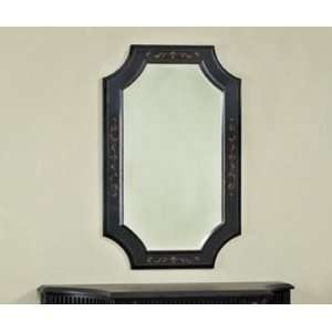  Masterpiece Shield Mirror 39hx24w Pecan/black