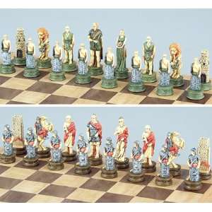  Gladiator Chess Set, King3 1/4 inch Toys & Games