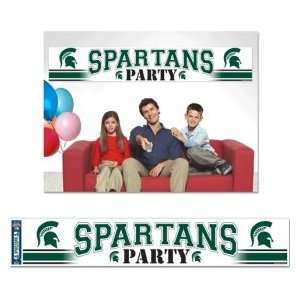 Michigan State Spartans MSU NCAA Party Banner:  Sports 