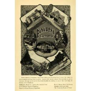  1904 Ad Pasadena California Chamber Commerce Realty 