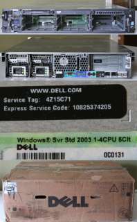   SERVER W/ 2*XEON 3.00GHZ 4*1GB DDR2 3200 WINDOWS SERVER 2003  