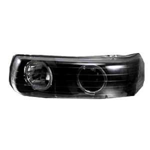  92 02 Chevy Silverado Black LED Halo Projector Headlights Automotive
