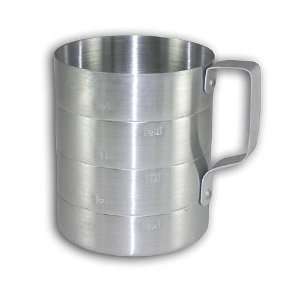  Dry Measuring Cup, 2 Qt. Aluminum Measuring Cup Kitchen 