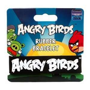  Angry Birds Plush   Novelty Rubber Bracelet   BLACK with 