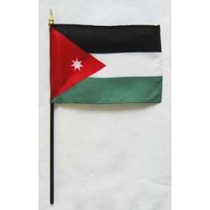  Jordan   4 x 6 World Stick Flag: Patio, Lawn & Garden