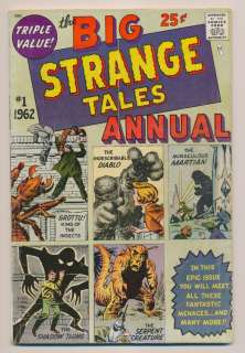 STRANGE TALES ANNUAL #1 VG, 1st Marvel Annual?, Silver Age Sci Fi 