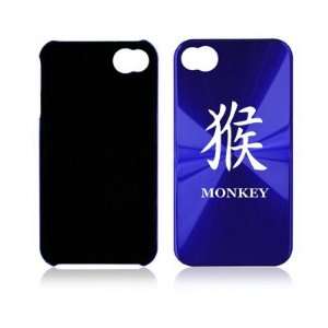 Apple iPhone 4 4S 4G Blue A794 Aluminum Hard Back Case Cover Chinese 
