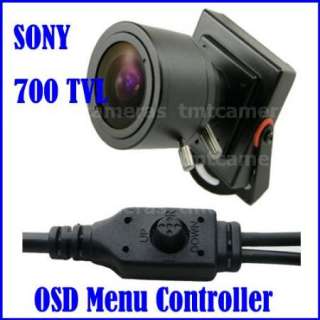   700 TVL Sony CCD Video Security Color Camera 2.8 12mm Lens OSD  