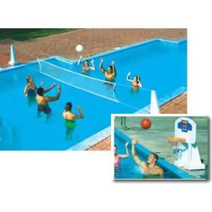    POOL JAM™ IN GROUND VOLLEYBALL AND BASKETBALL COMBO Toys & Games