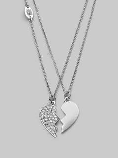 Juicy Couture   Broken Heart Wish Necklace    