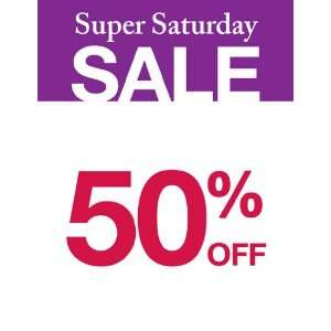  Super Saturday Sale Purple Red Sign