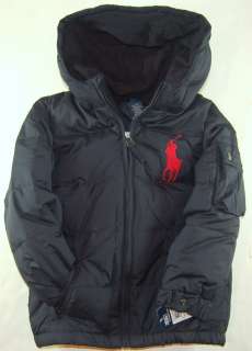 NWT boys Polo by RALPH LAUREN down puffer jacket coat szie 7 various 