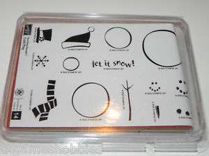 Stampin Up Cold Play Stamp Set NEW UM Build Snowman  
