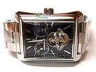 IK Barrel Sun Moon Arrow Tourbillon Mechanical Wrist Watch Black 