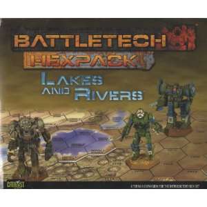    Hexpack Lakes and Rivers   Classic Battletech RPG Toys & Games