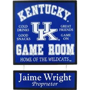    Personalized Wood Sign   Kentucky Game Room   NCAA