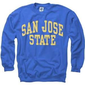  San Jose State Spartans Royal Arch Crewneck Sweatshirt 