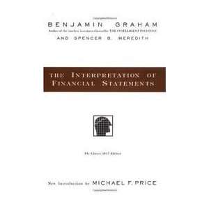    The Interpretation of Financial Statements Benjamin Graham Books