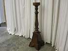 Traditional Style Vintage Solid Wood Maple Candle Holder 42 Inches 