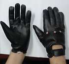 MEDIUM SIZE MENS LEATHER DRIVING BIKER MOTORCYCLE GLOVES UNLINED NEW