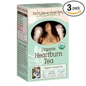Earth Mama Angel Baby Organic Heartburn Tea, 16 Teabags/Box (Pack of 