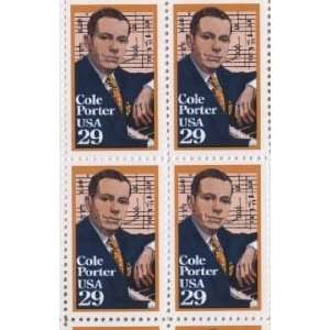  Cole Porter Composer Set of 4 x 29 cent US Postage Stamps 