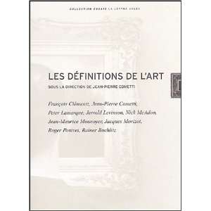  les definitions de lart (9782873172329) Jean Pierre 