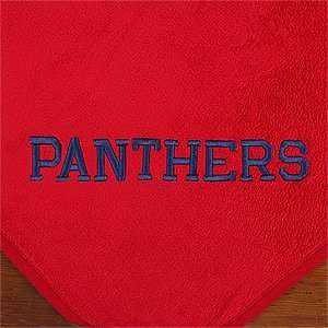   Day Gifts   Red Personalized Fleece Blanket   Game Day: Home & Kitchen