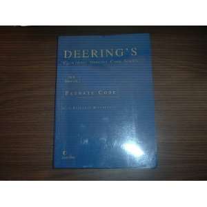 Deerings California Desktop Code, Probate Code, 2009 Edition (With 