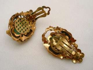 Vtg Ernest Steiner Bracelet Necklace Earrings Pin Set Spetacular 