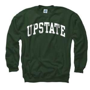   USC Upstate Spartans Green Arch Crewneck Sweatshirt