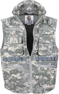 Kids Army Digital Camouflage Vest Ranger ACU Camo Sleeveless Military 