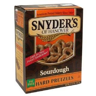 Snyders of Hanover Hard Sourdough Hard Pretzels, 13.5 Ounce Box (Pack 