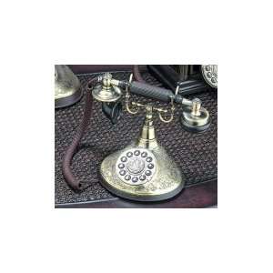  Cradle Antique Brass Collectors Telephone 8.5Ht Phones 