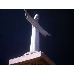 The Statue of Christorei on a Hill Top Overlooking the City of Lubango 