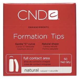  CND Formation Tips Natural 50 ct. Tip # 5