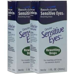 Bausch & Lomb Sensitive Eyes Rewetting Drops for Soft Contact Lenses 1 