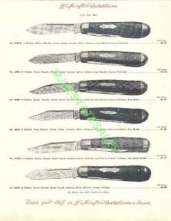 1911 Washington Cutlery & Boker Pocket Knife Catalog CD  
