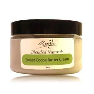  Blended Naturals Sweet Cocoa Butter Cream, 4 oz.: Health 