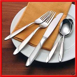 Oneida 18/0 RISOTTO 20 Piece STAINLESS Flatware *NEW*  