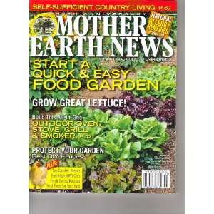  Mother Earth News magazine (Start a Quick & Easy Food 