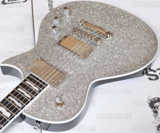 ESP Eclipse II Duncan SSP Electric Guitar in Silver Sparkle w/case 