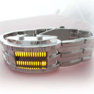Battery operated quartz watch with green LED,press the button and 